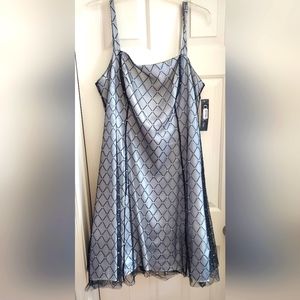 Holiday/Party dress with sequined tulle overlay!